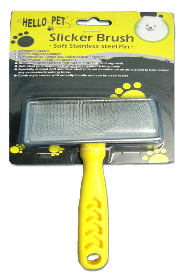 Hello Pet 'Slicker Brush' With Soft Stainless Steel Pins