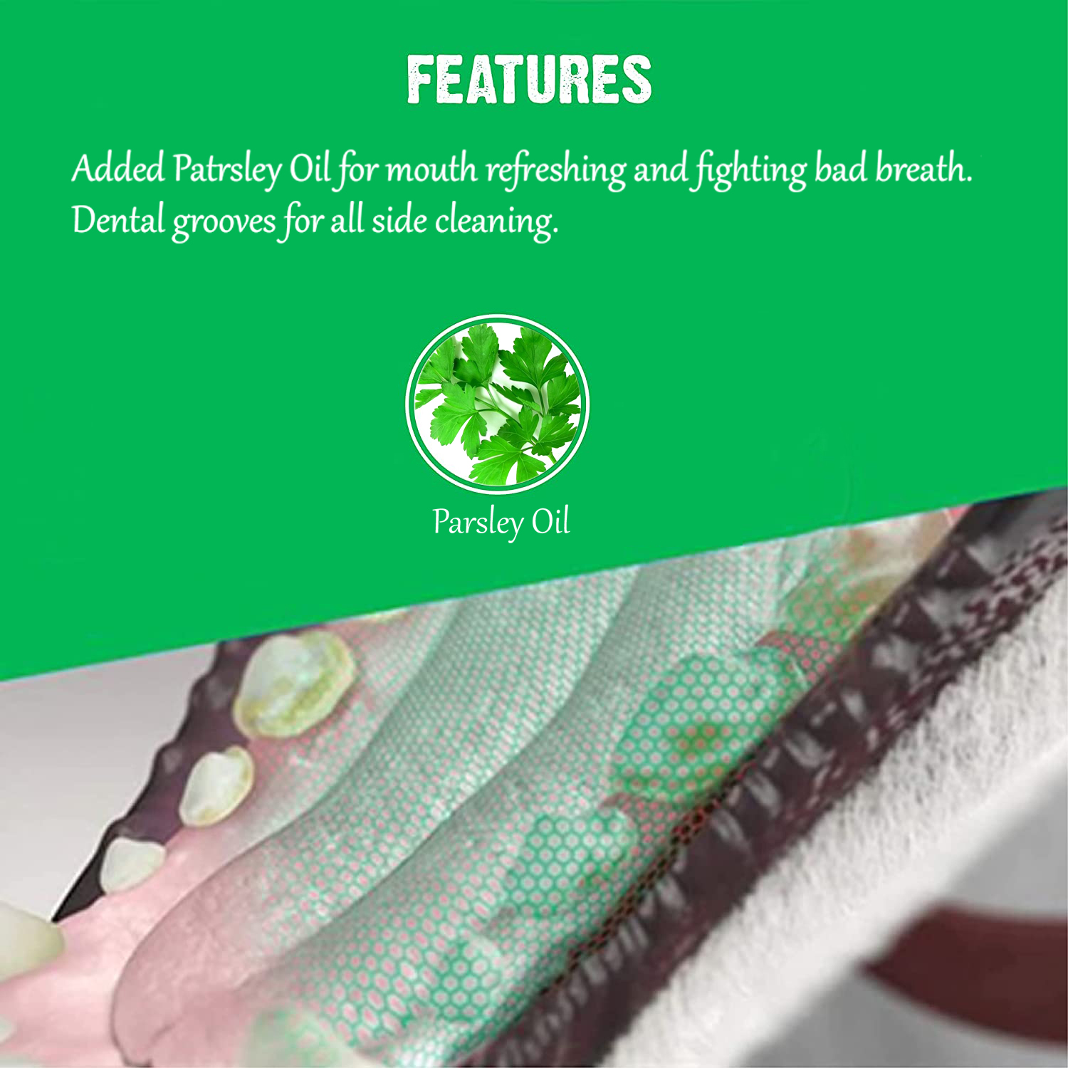 BASIL Dental Care Twisted Chew Sticks for Dogs & Puppies