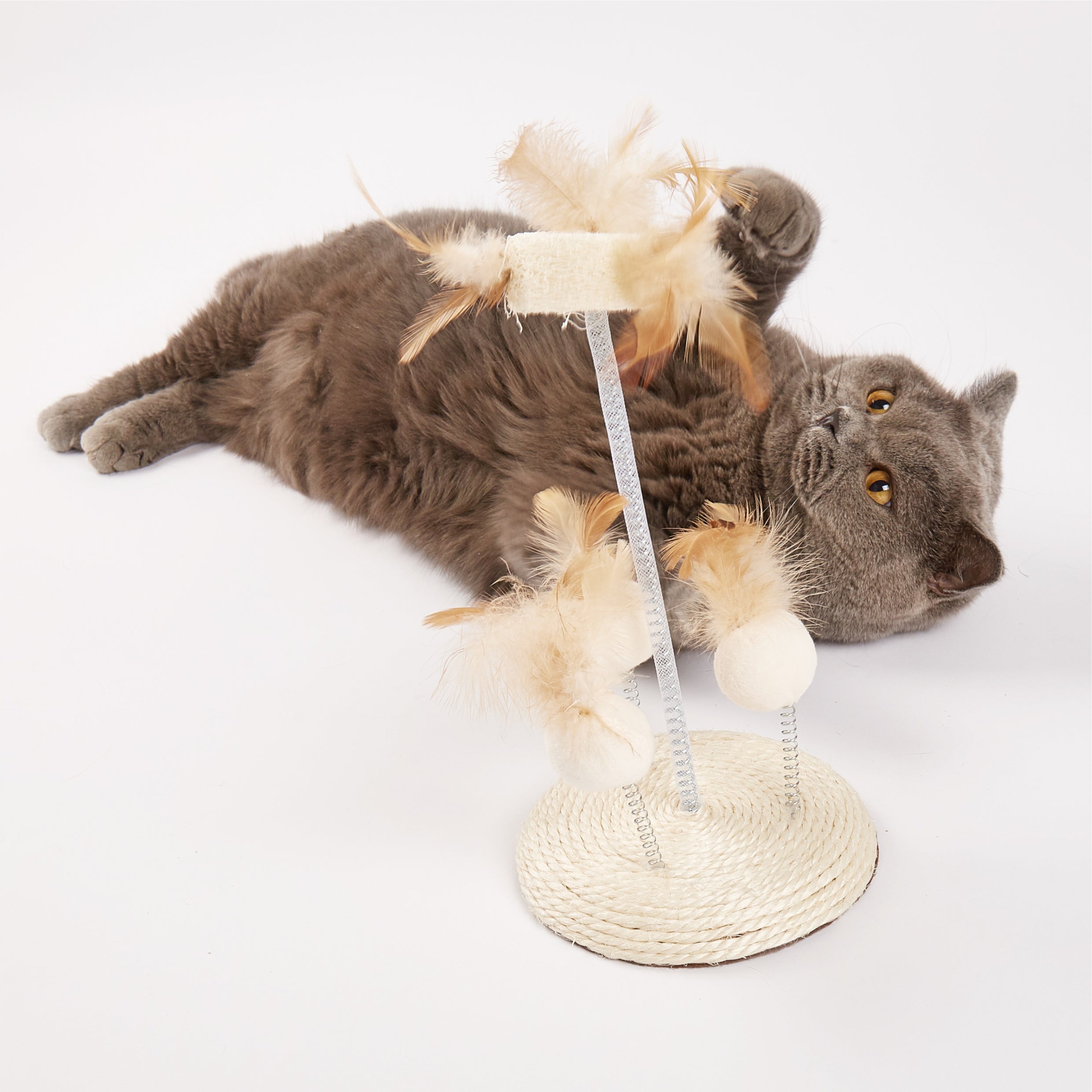 Fofos Natural Wobbler Scratching Cat Toy