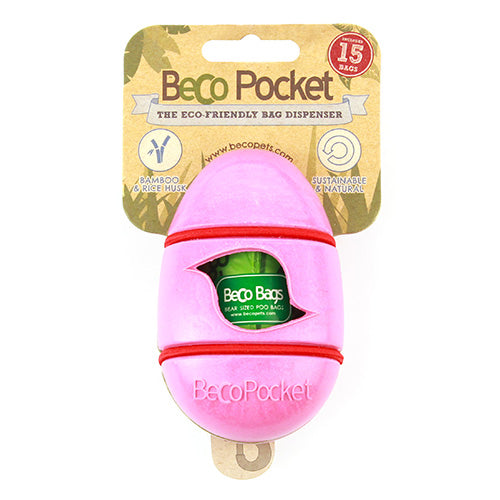 Beco Pocket The Eco Friendly Bag Dispenser - Pink
