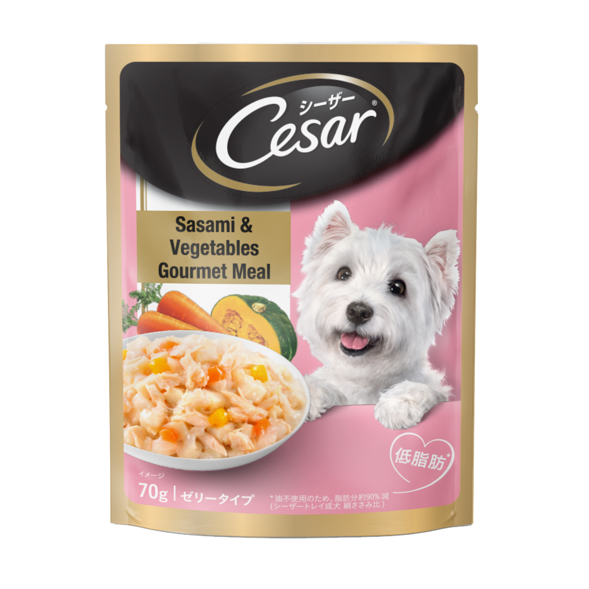 Cesar Sasami & Vegetables Gourmet Meal - Pouch