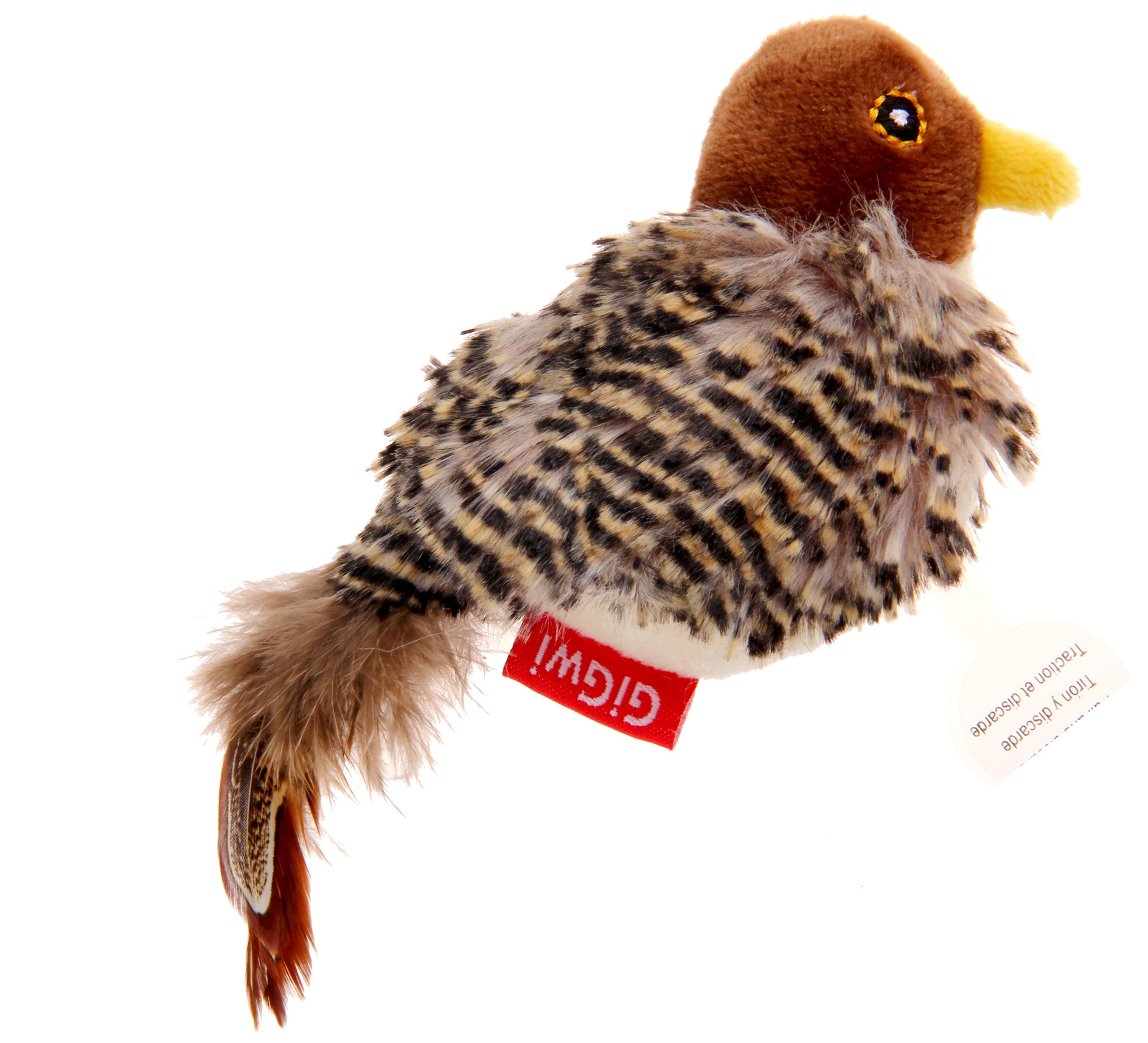 Gigwi Melody Chaser Motion Activated Bird Sound Chip Cat Toy