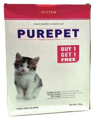 Purepet Kitten Tuna And Salmon Dry Food Buy 1 Get 1 Free ShakeHands Purepet Kitten Tuna And Salmon Dry Food Buy 1 Get 1 Free ShakeHands