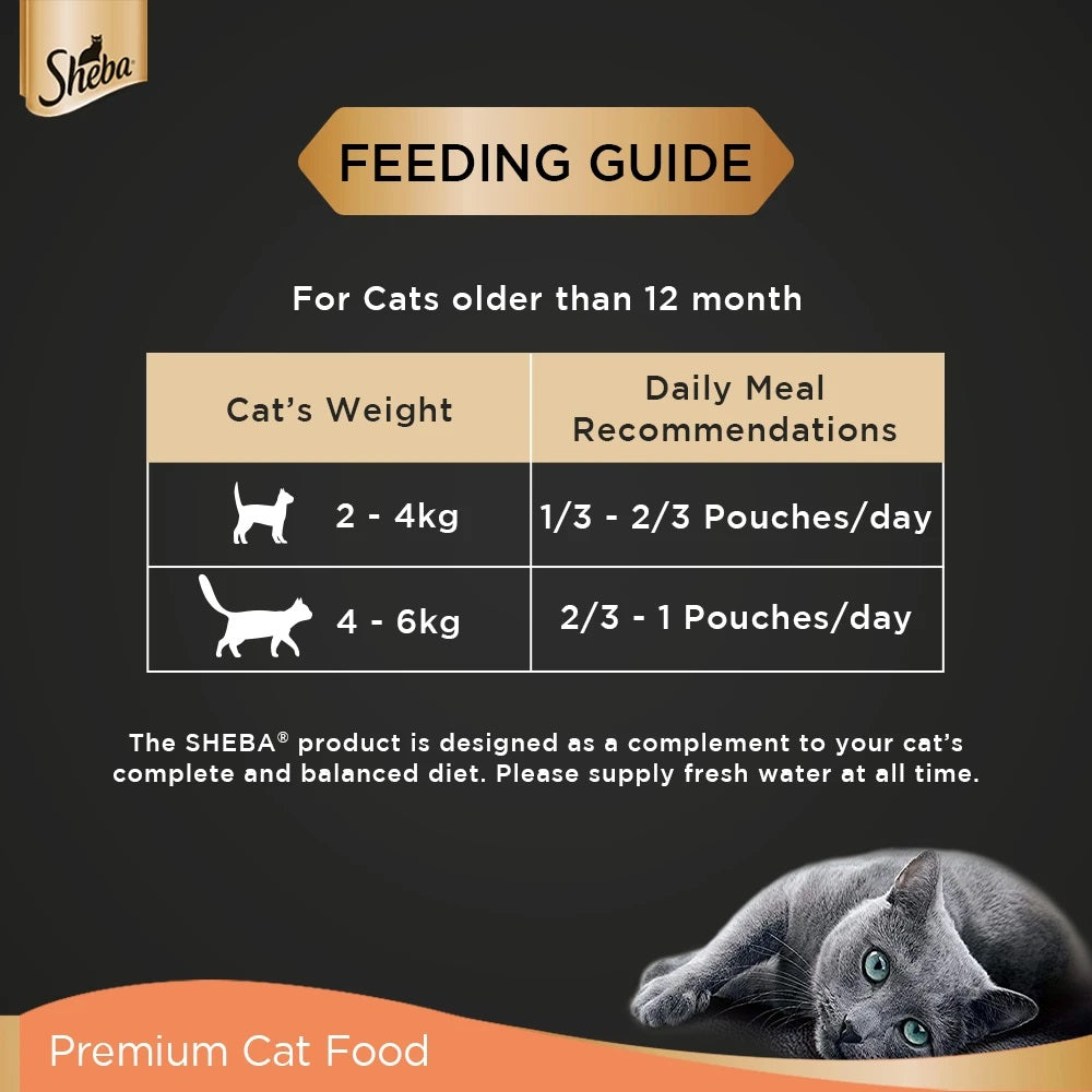 Sheba Chicken With Tuna In Gravy - (Pouch)