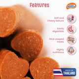 NOVEE : Lamb & Chicken Jerky Treats - Dual-Flavor Dog Treats with Glucosamine