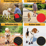 Pawz Waterproof Dog Boots - Medium - Black