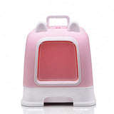 Pets Empire Enclosed Cat Litter Box with Lid & Handle