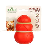 Basil Rubber Chew Treat Dropper Dog Toy