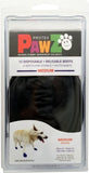 Pawz Waterproof Dog Boots - Medium - Black 12 PCS