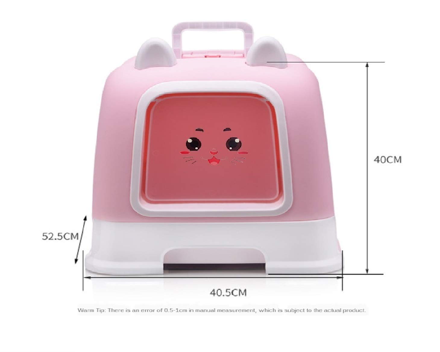 Pets Empire Enclosed Cat Litter Box with Lid & Handle