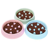 Pets Empire Plastic Slow Feeding Eating Bowl