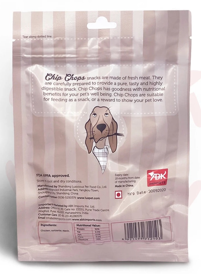 Chip Chops : Dried Chicken Jerky Dog Treats