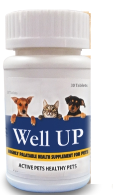 Vetina Well Up Health Supplement For Dogs & Cats