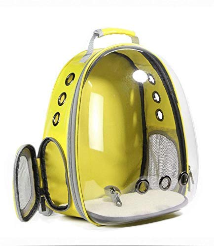 Smarty Pet Astronaut Space Bubble Window Capsule Breathable Transparent Backpack Carrier (Color May Vary)