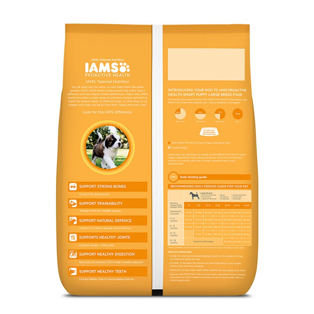 IAMS Proactive Health Large Breed Smart Puppy Food