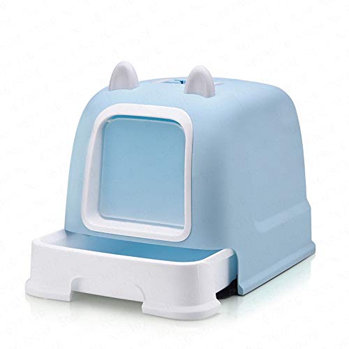 Pets Empire Enclosed Cat Litter Box with Lid & Handle