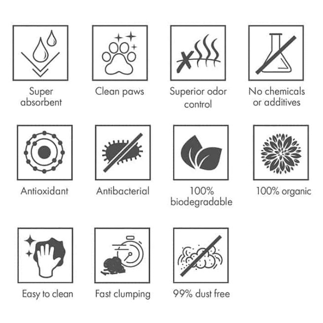 M-Pets Bamboo Organic Cat Litter