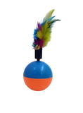 Kennel Feather Tumbler Cat Toy With Ball Toying