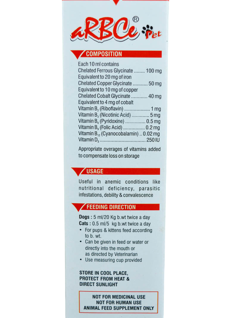 Vetoquinol aRBCe Pet Syrup – Chicken Flavour