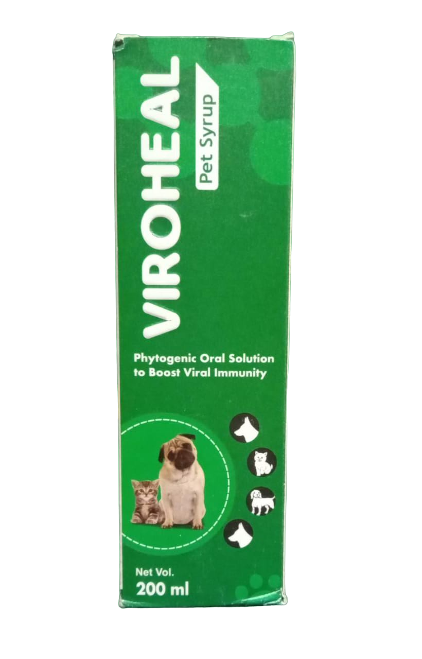 Aminorich Viroheal Pet Syrup - Phytogenic Oral Solution to boost viral immunity
