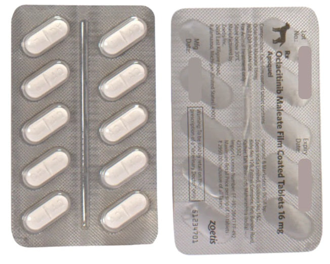 Zoetis : Apoquel (Oclacitinib Maleate) 16mg Film Coated Tablets For Dogs