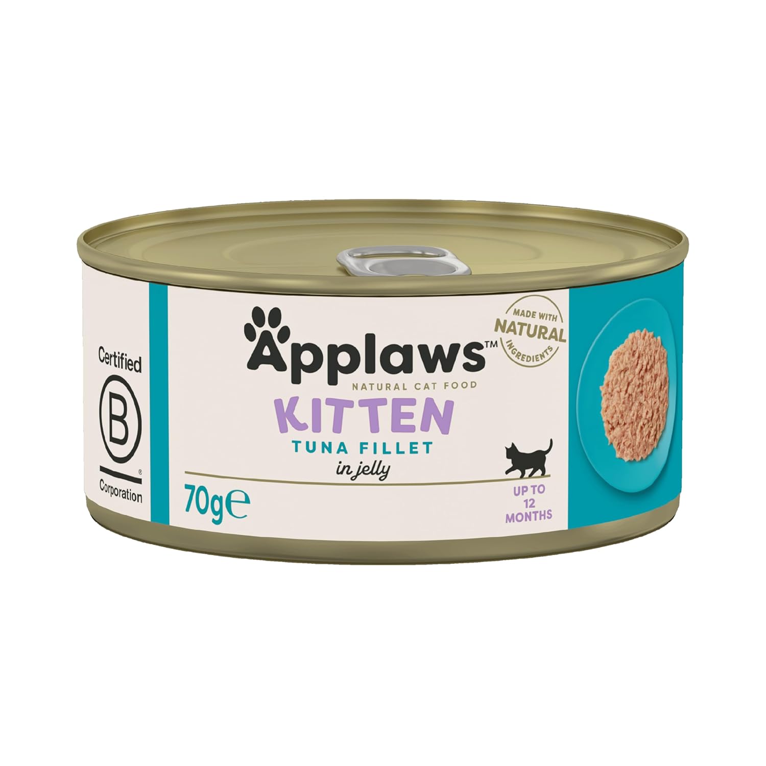 Applaws Tuna Fillet In Jelly Kitten Tin