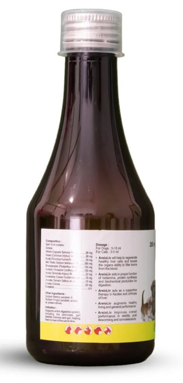 Areion Vet - AreioLiv Syrup - Liver Health Support for Dogs & Cats