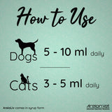 Areion Vet - AreioLiv Syrup - Liver Health Support for Dogs & Cats
