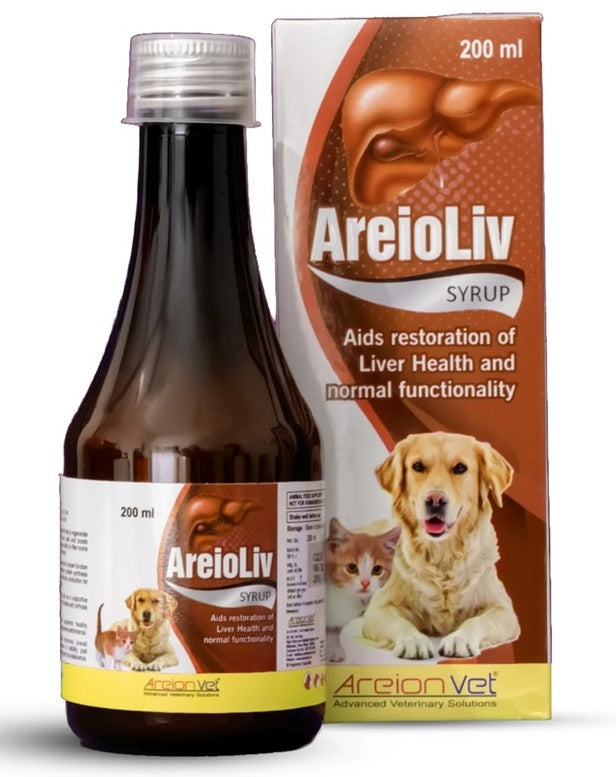 Areion Vet - AreioLiv Syrup - Liver Health Support for Dogs & Cats