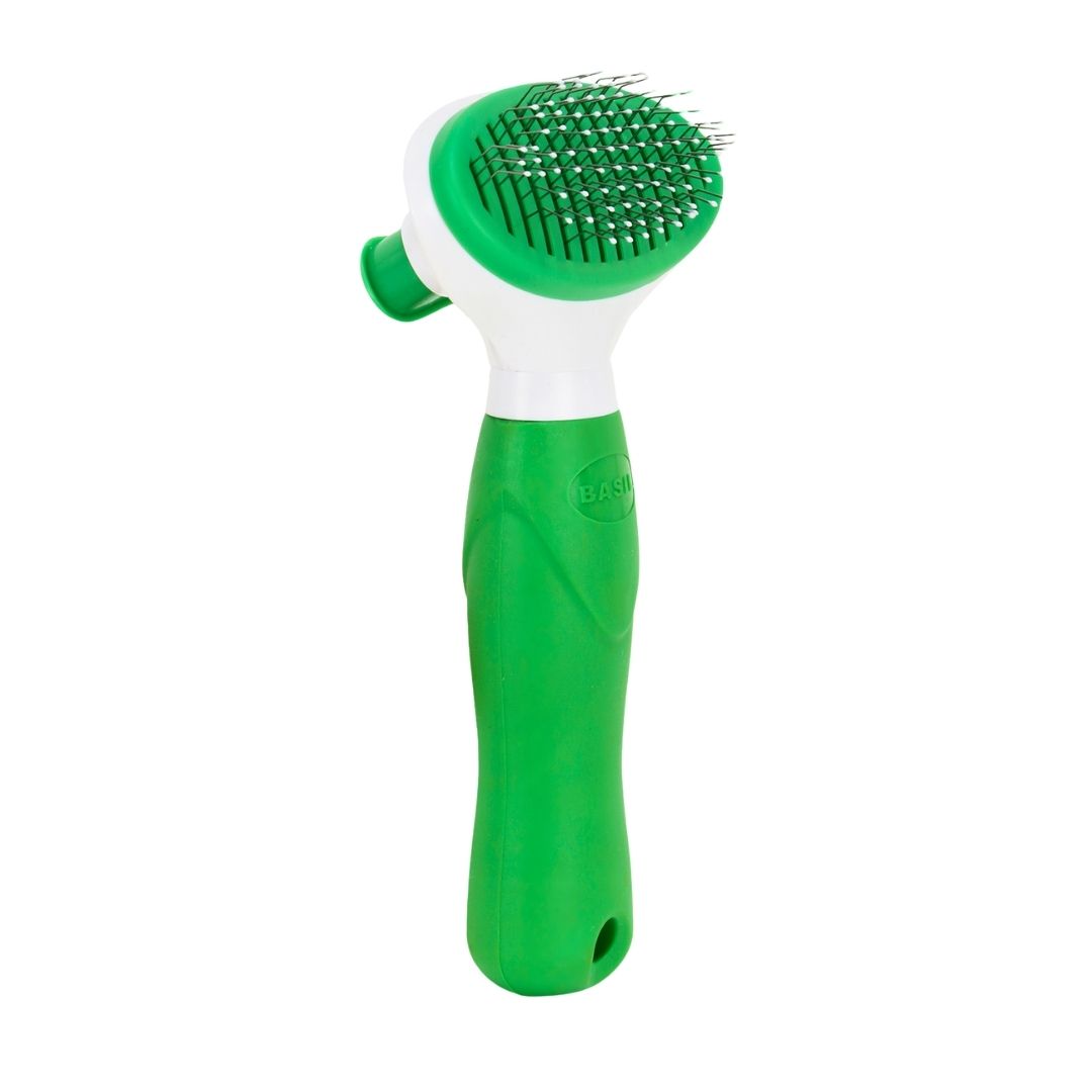 Basil Slicker Brush Auto Clean Comb For Dogs & Cats