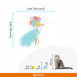 Fofos Birthday Balloon Cat Toy