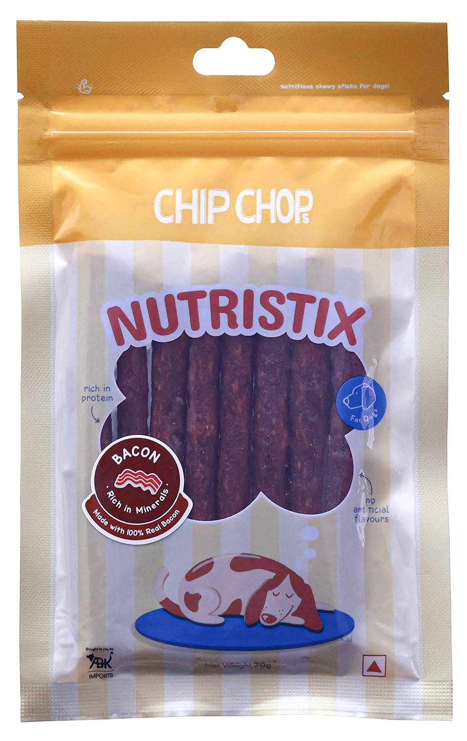 Chip Chops : Nutristix Bacon Flavour Dog Treats