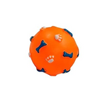 Pets Empire Paw & Bone Pattern Ball Squeaky Vinyl Dog Toy