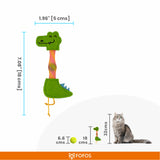 Fofos Cat Flick Crocodile Tube Toy