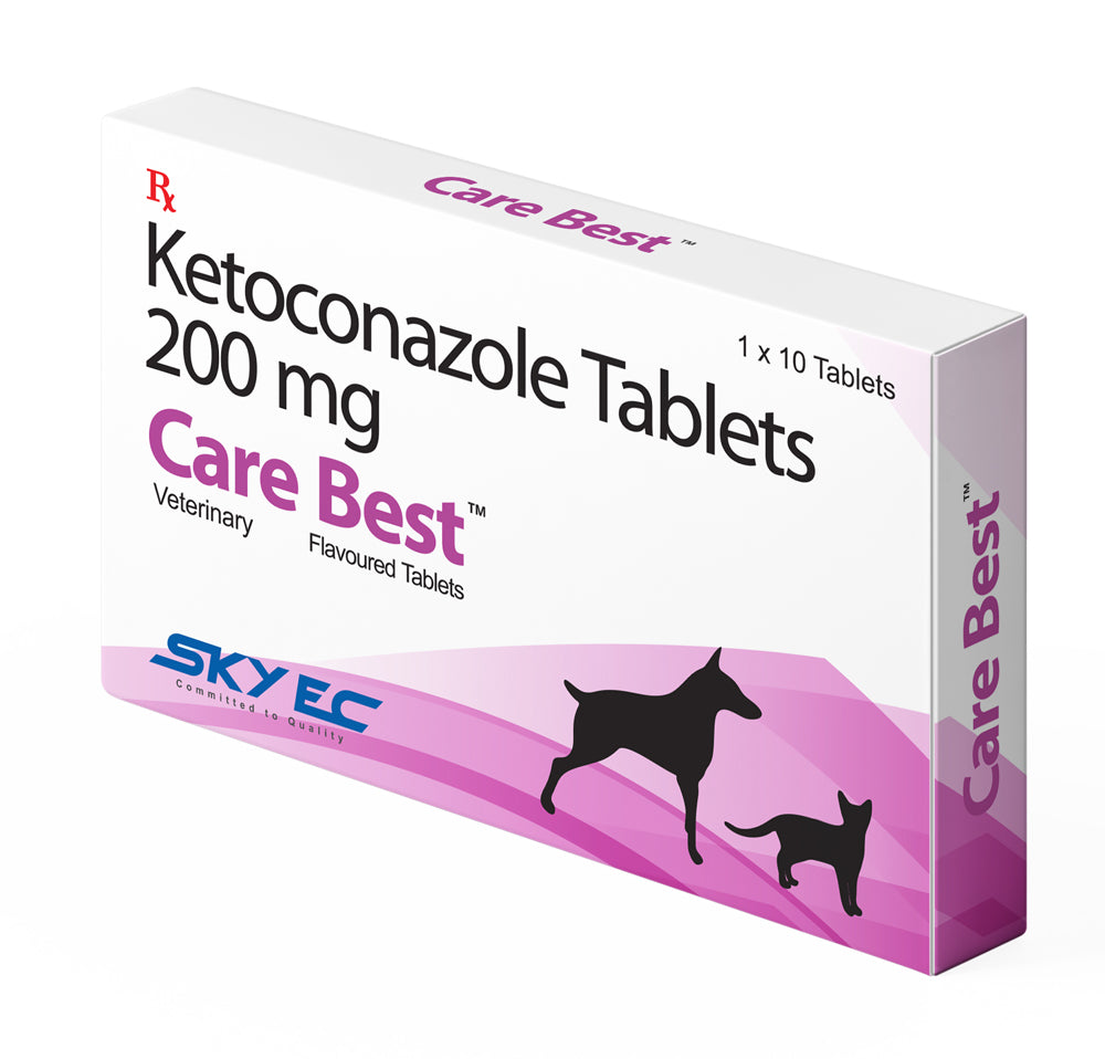 Skyec Care Best Ketoconazole 200mg Tablets for Dogs & Cats