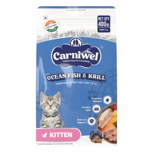 Carniwel Ocean Fish & Krill Kitten Dry Food