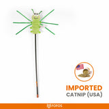 Fofos Moving Caterpillar Wand Stick Cat Toy