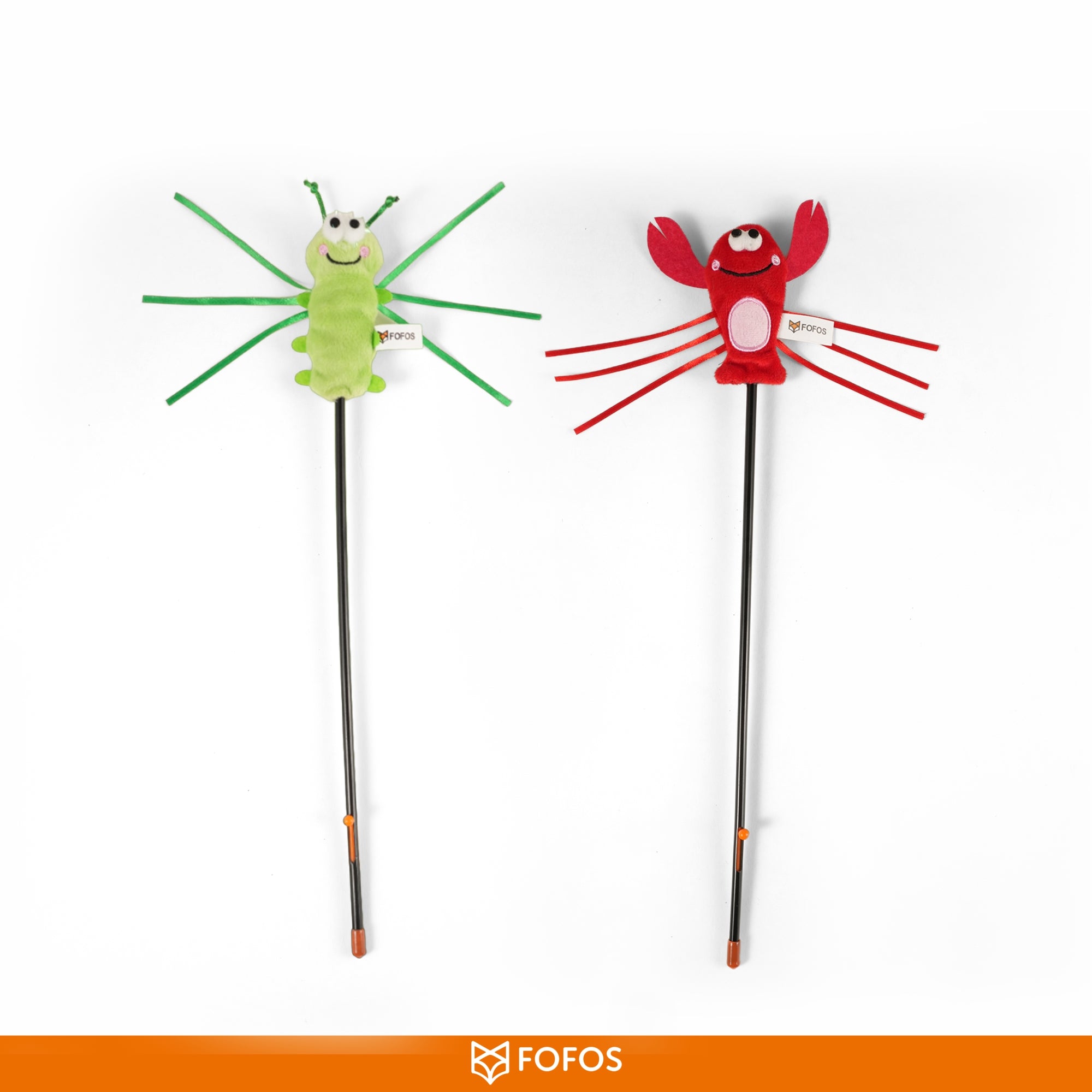 Fofos Moving Lobster Wand Stick Cat Toy