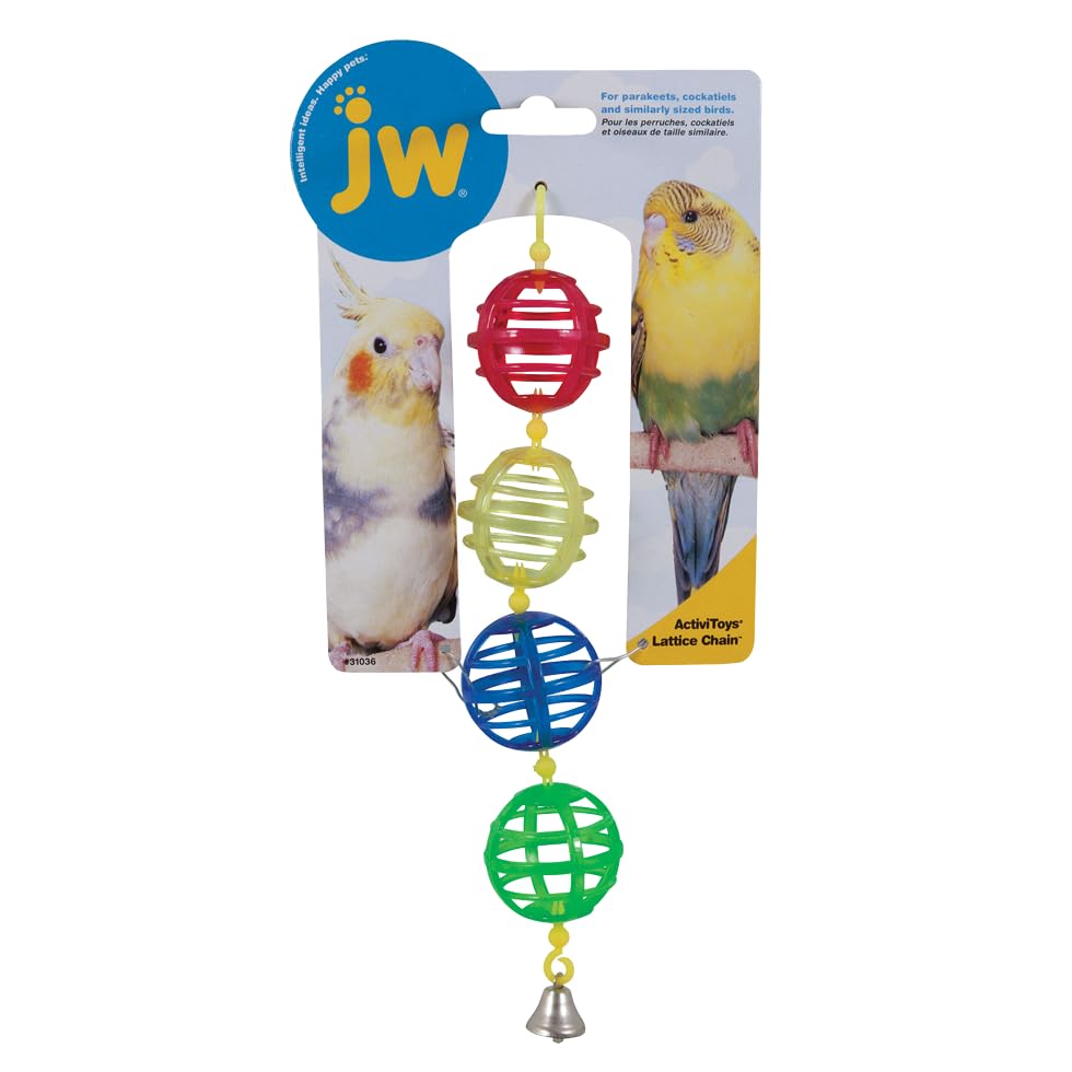 JW Pet Activitoy Lattice Chain – Bird Toy for Small/Medium Birds