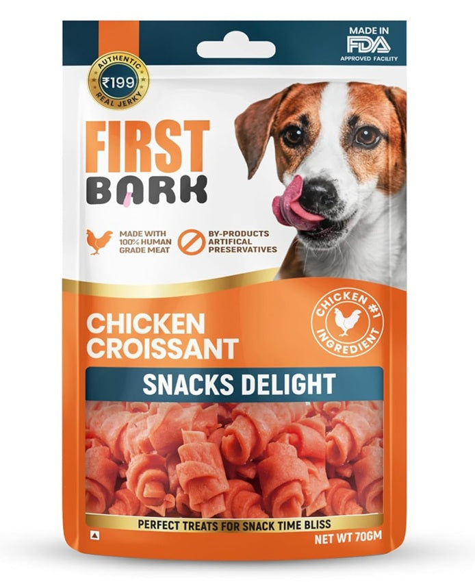 First Bark : Chicken Croissant – Snacks Delight Dog Treats