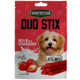 Taiyo Countryside Milk with Strawberry Duo Stix Dog Treats