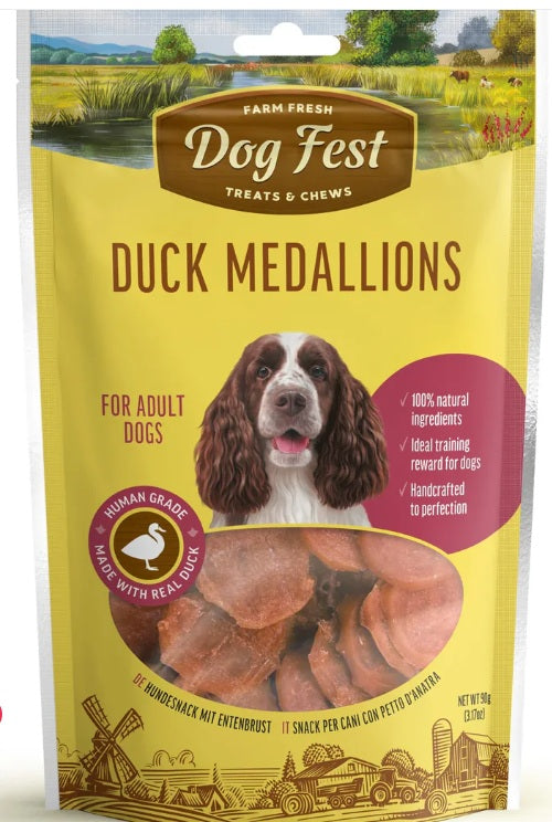 Dog Fest Duck Medallions For Dogs