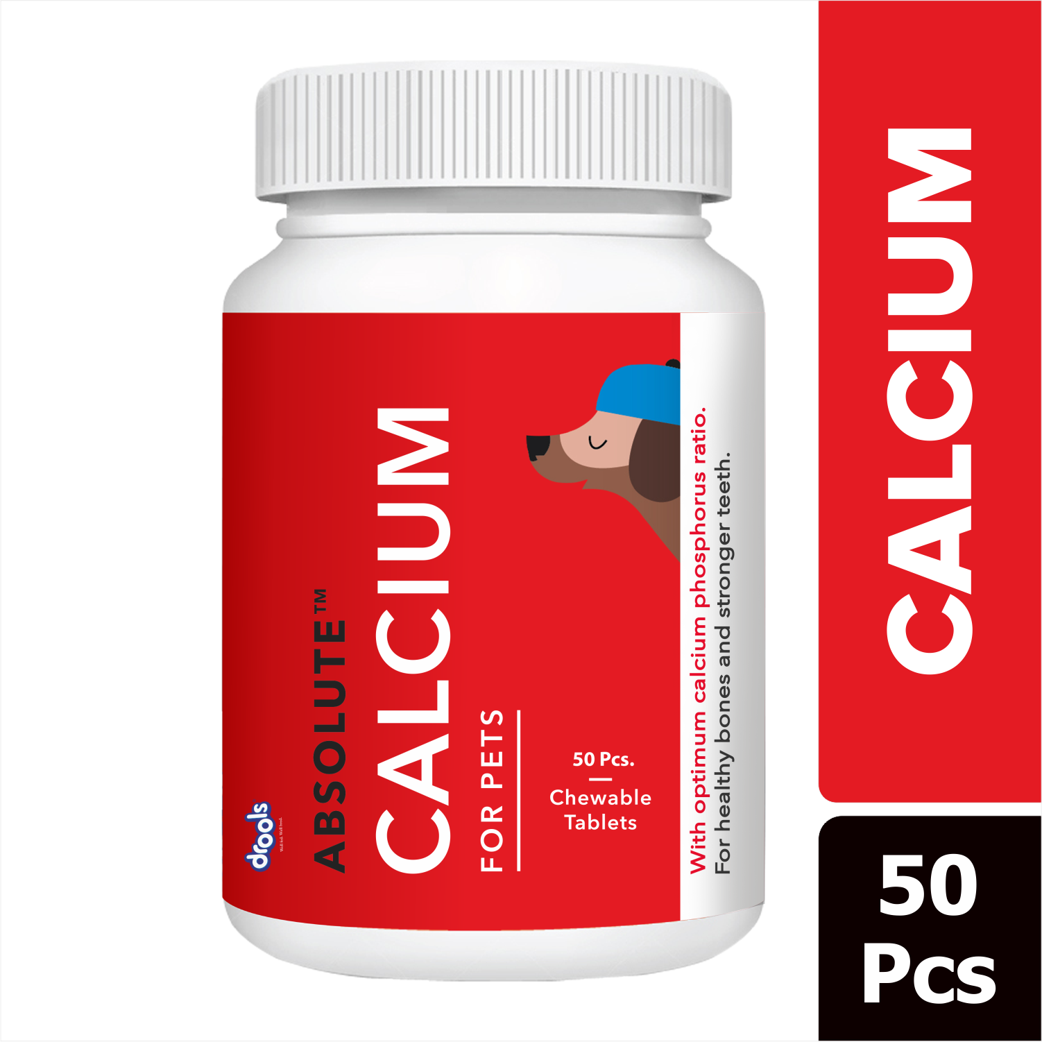 Drools Absolute Calcium Chewable Tablet for Pets