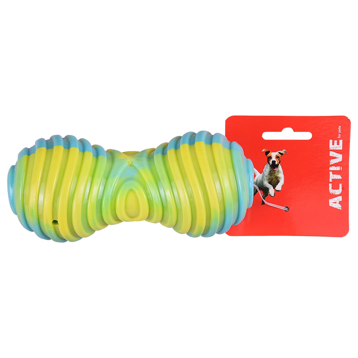 Active Mixed Color Series Dumbell Dog Toy