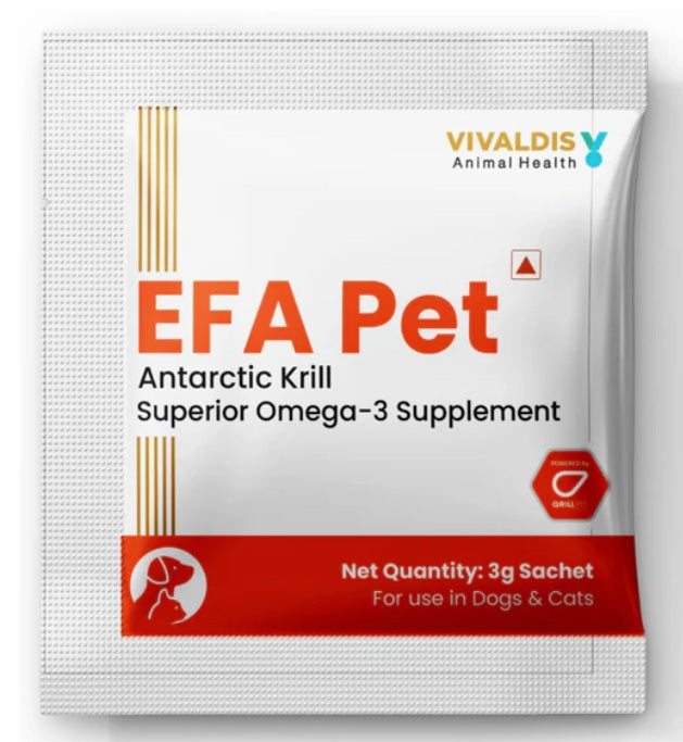 Vivaldis : EFA Pet – Omega-3 Supplement with Antarctic Krill for Dogs & Cats