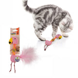 Fofos Cat Flick Flamingo Tube Toy