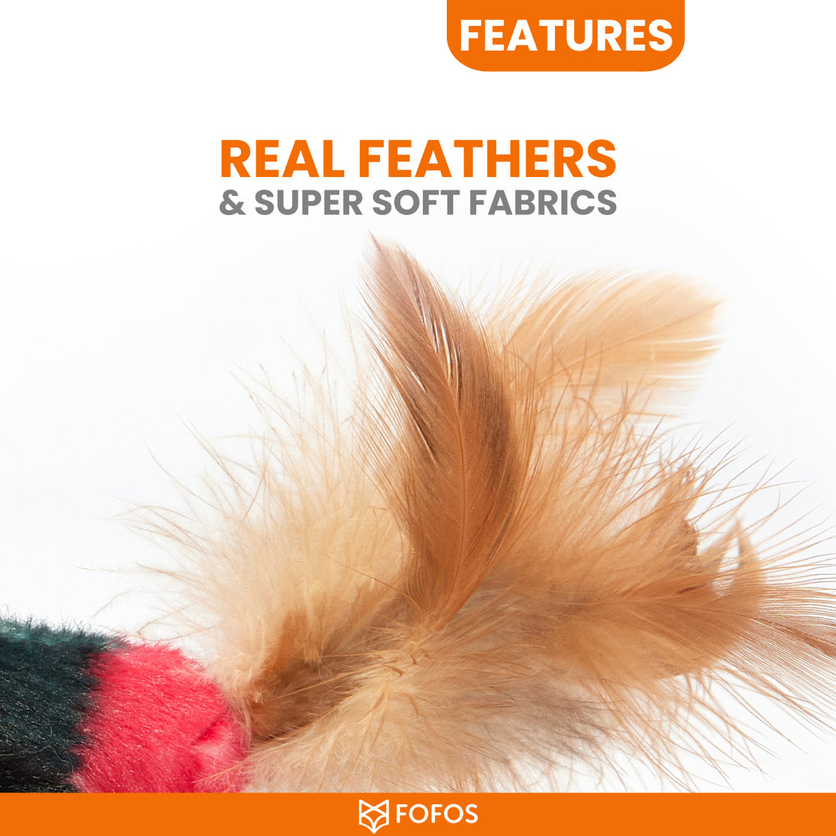 Fofos Black Bird With Catnip Balls Cat Toy