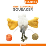 Fofos Eagle With Catnip Balls Cat Toy