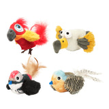 Fofos Blue Bird With Catnip Balls Cat Toy