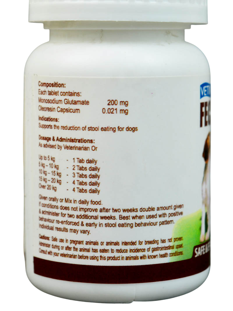 Vetina Fecal Deterrent Tablet For Dogs & Puppies